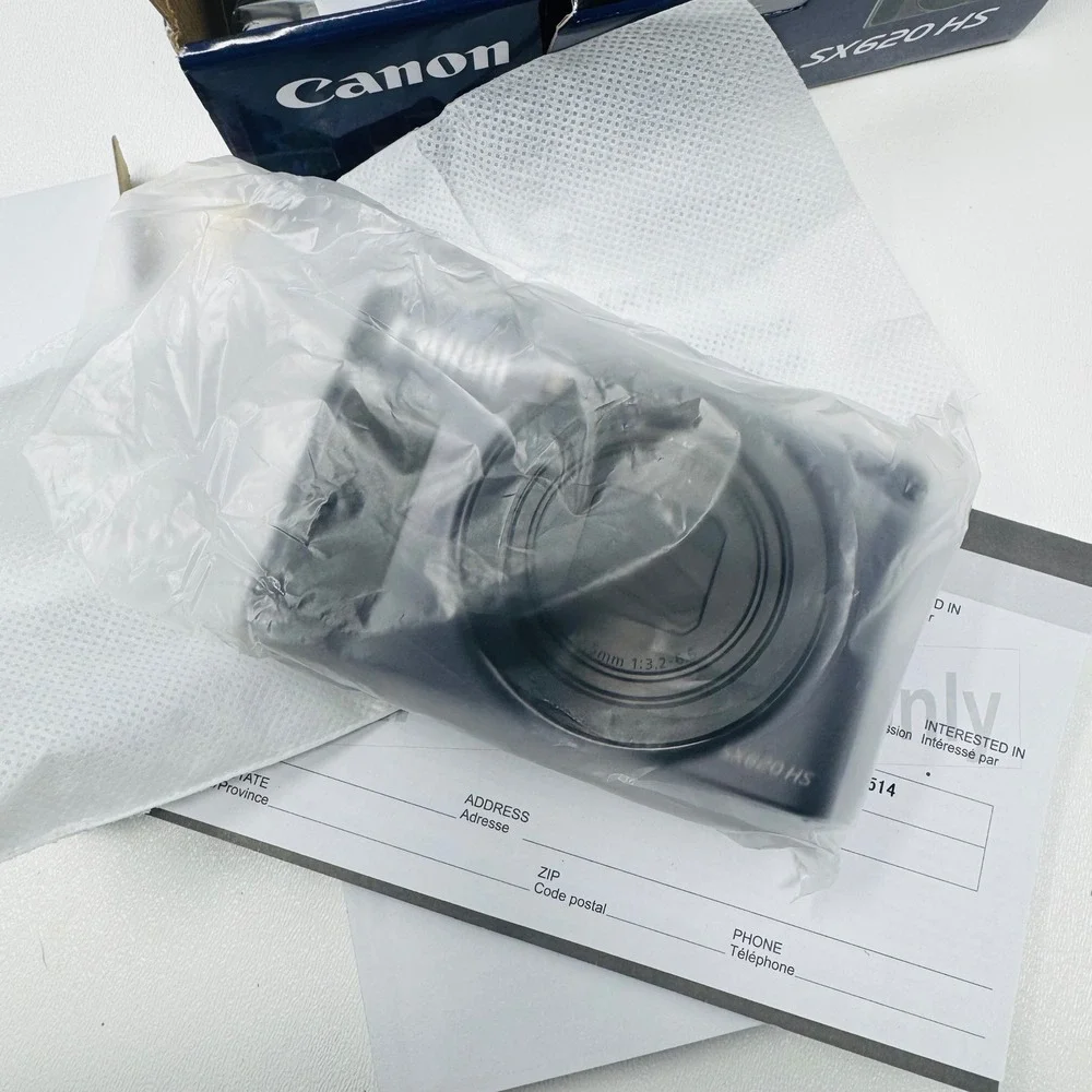 Canon PowerShot SX620 HS Digital Camera 20.2MP 25x Optical Zoom Black WiFi